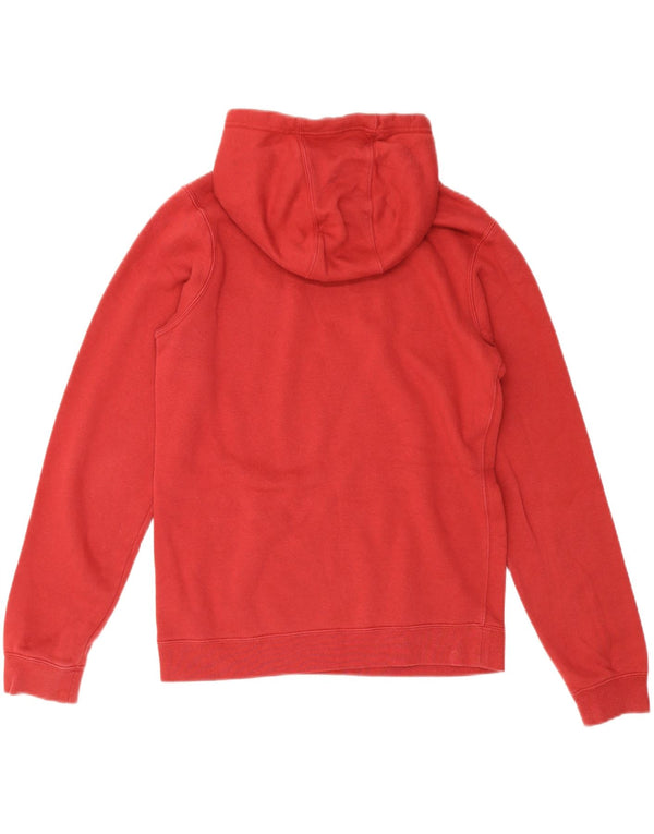 Nike Sudadera con capucha gráfica para hombre, jersey pequeño de algodón rojo