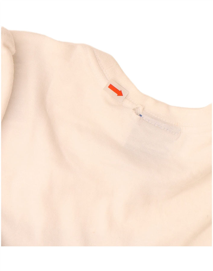 ADIDAS Camiseta gráfica para hombre Top Small White Cotton