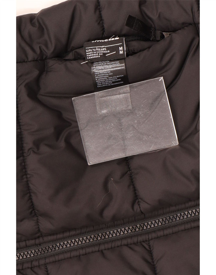 THE NORTH FACE Chaqueta acolchada con capucha para niña 9-10 años Mediana Negro