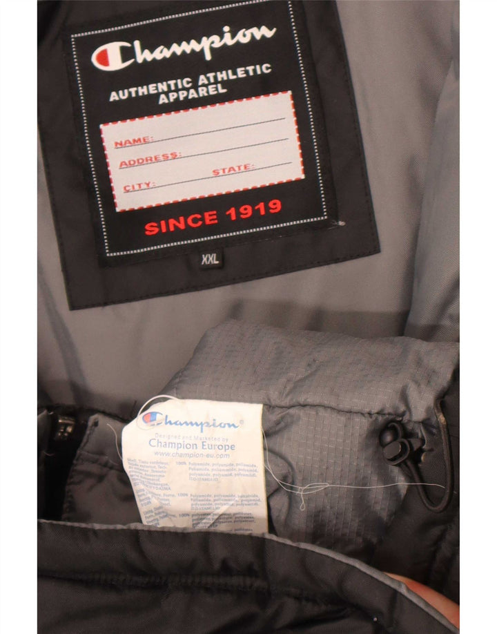 Chaqueta acolchada para hombre Champion ES 44 2XL Poliamida negra