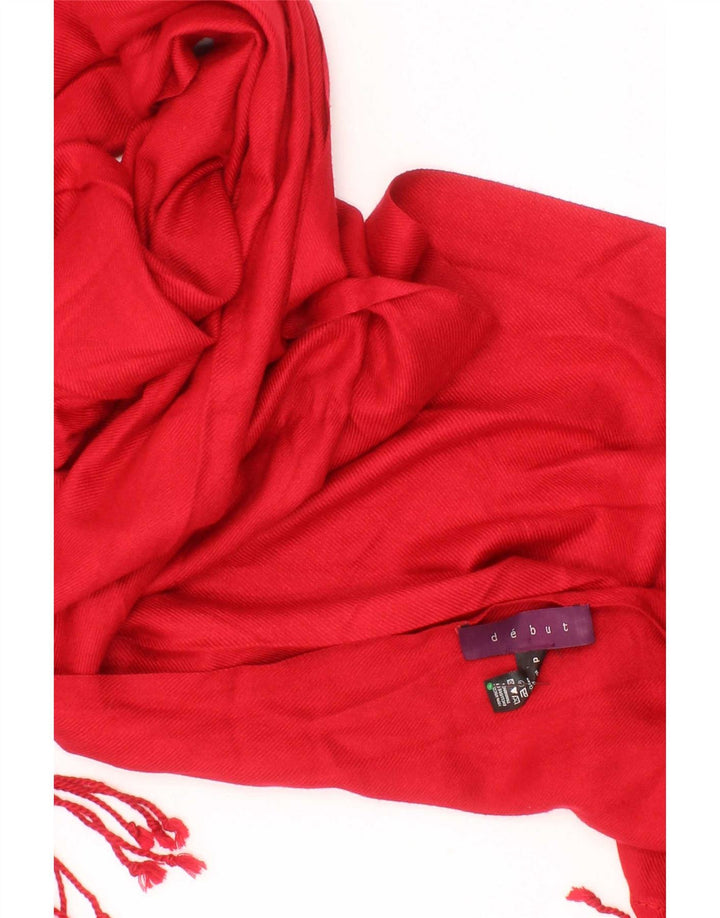 Bufanda Rectangular para Mujer Debut Talla Única Rojo Viscosa