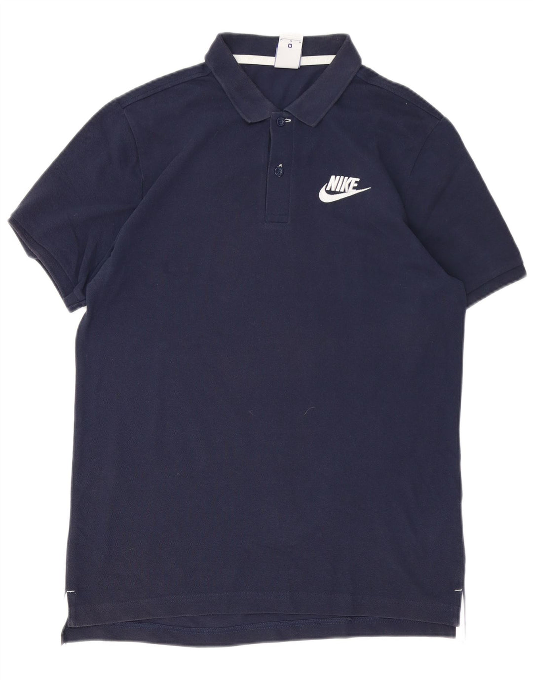 Polo Nike Hombre Algodón Azul Marino Mediano