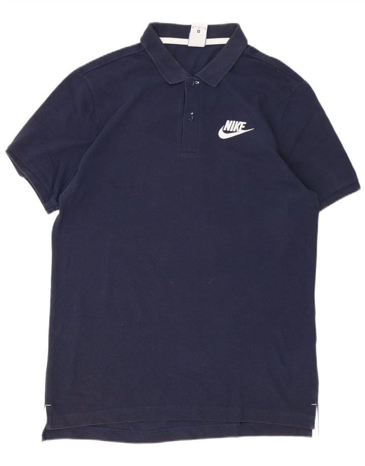 Polo Nike Hombre Algodón Azul Marino Mediano
