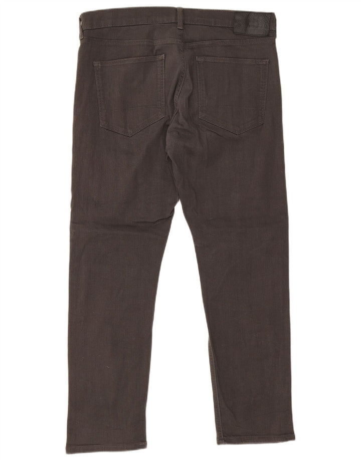Marks & Spencer Vaqueros ajustados para hombre W36 L29 Algodón gris