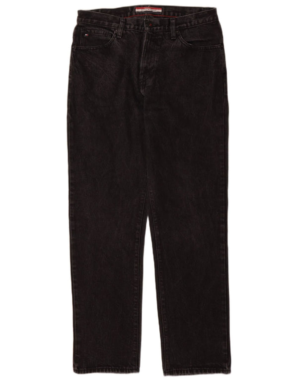 Tommy Hilfiger Vaqueros rectos para hombre W32 L32 Algodón negro