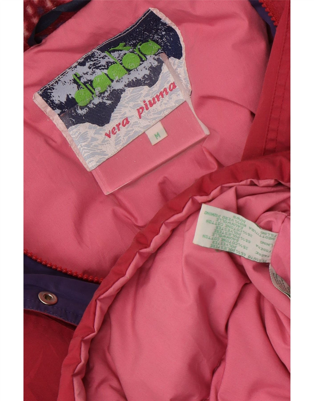 Diadora Abrigo acolchado extragrande para mujer ES 44 Poliéster rosa medio