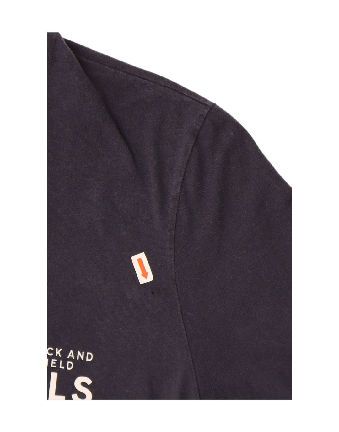 JACK WILLS Mens Soho Graphic T-Shirt Top Small Navy Blue