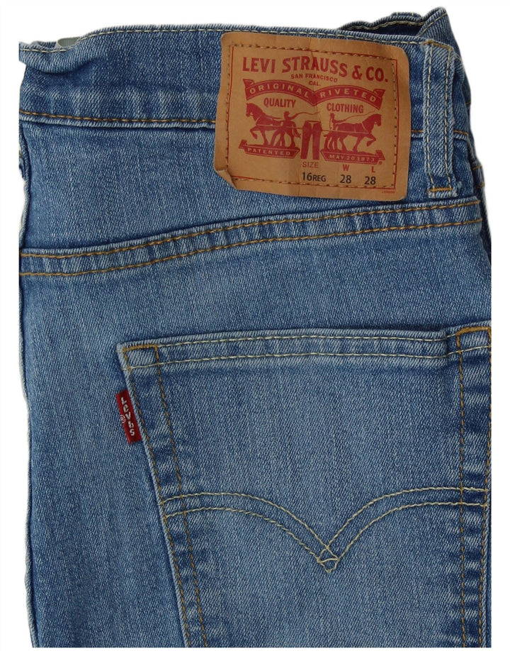 LEVI'S Vaqueros pitillo 510 para niña 15-16 años W28 L28 Algodón azul