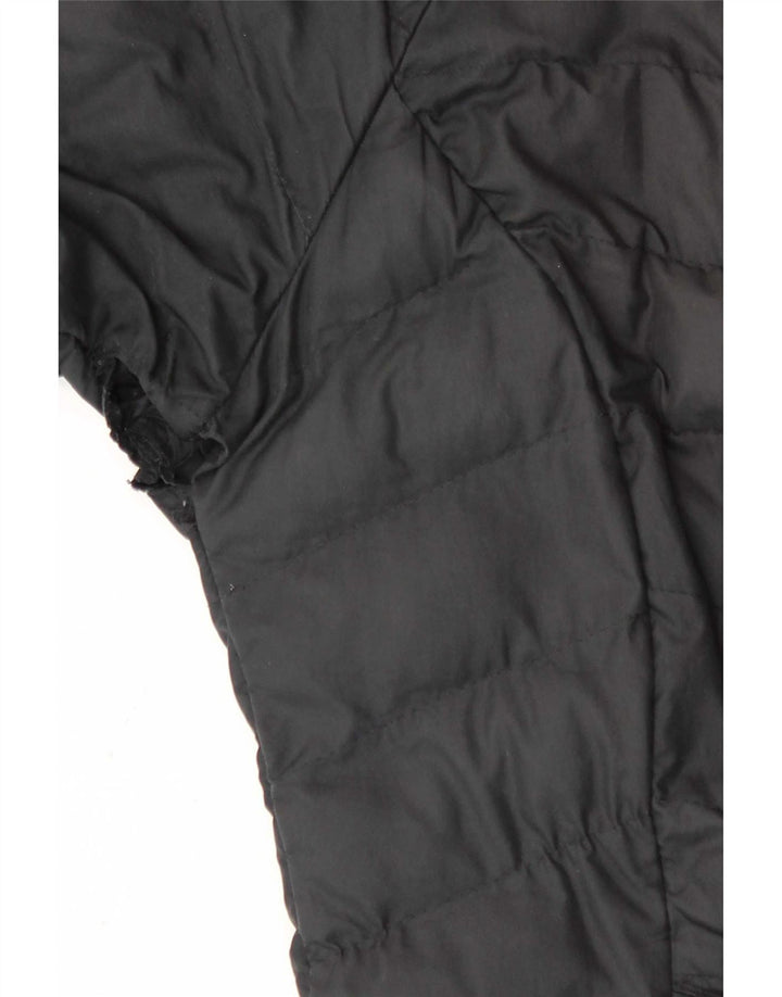 Columbia Chaqueta acolchada con capucha para mujer UK 46 Grande Poliéster negro