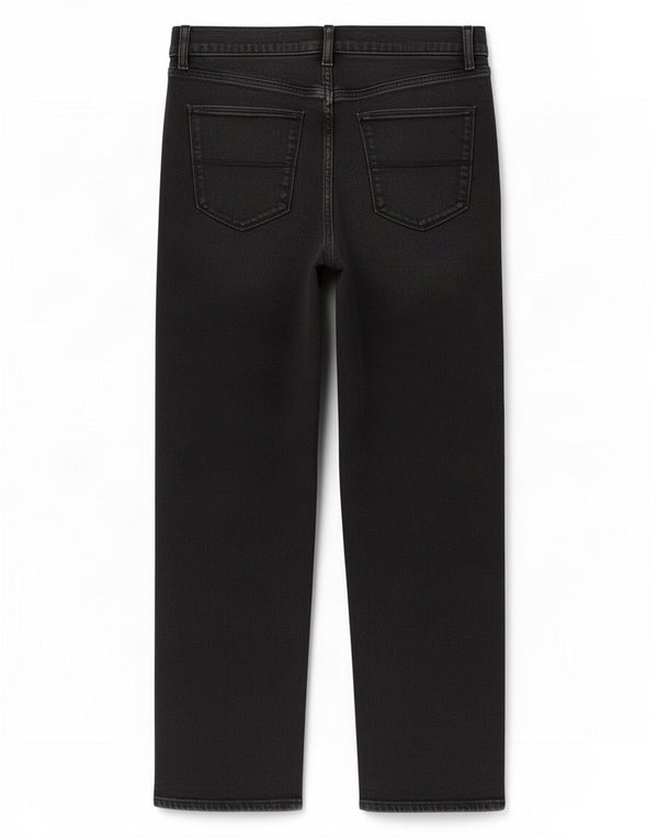 Marks & Spencer Jeans rectos para hombre W32 L29 Algodón negro