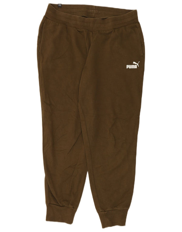 PUMA Pantalón de Chándal para Hombre Joggers Large Khaki Cotton