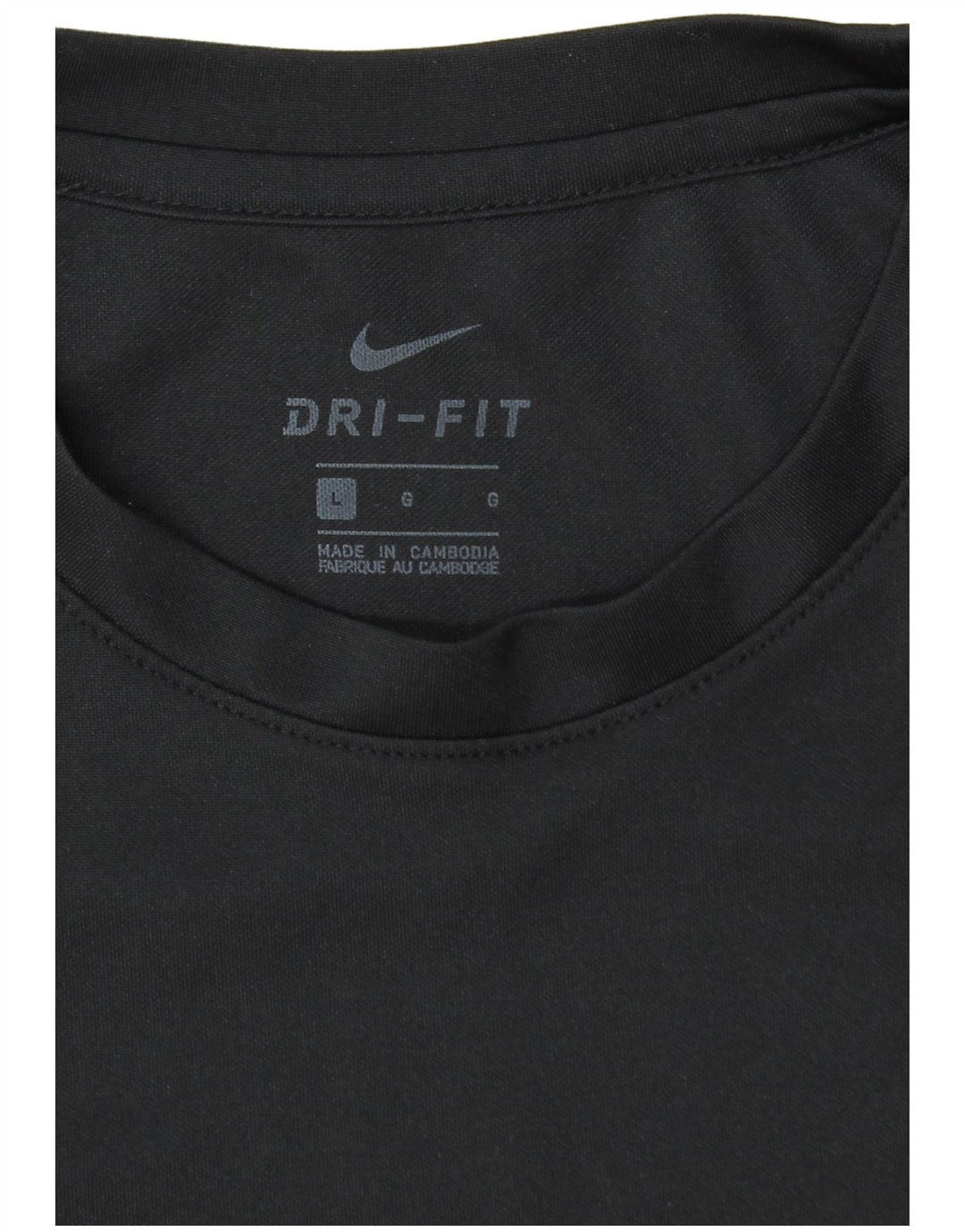 Nike - Camiseta Dri Fit para hombre, talla grande, color negro