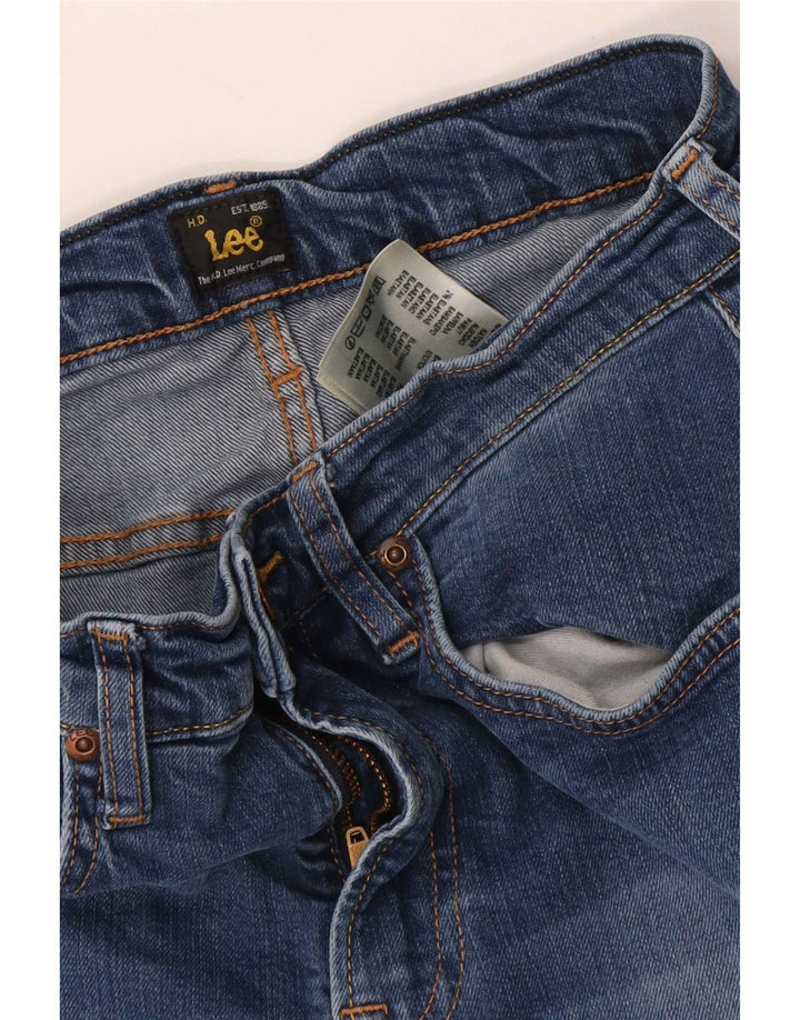 Vaqueros Lee Luke Slim para Mujer W29 L28 Algodón Azul