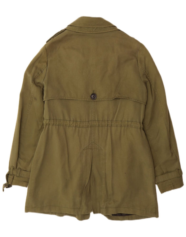 Superdry Abrigo para mujer UK 44 Medium Khaki Lyocell