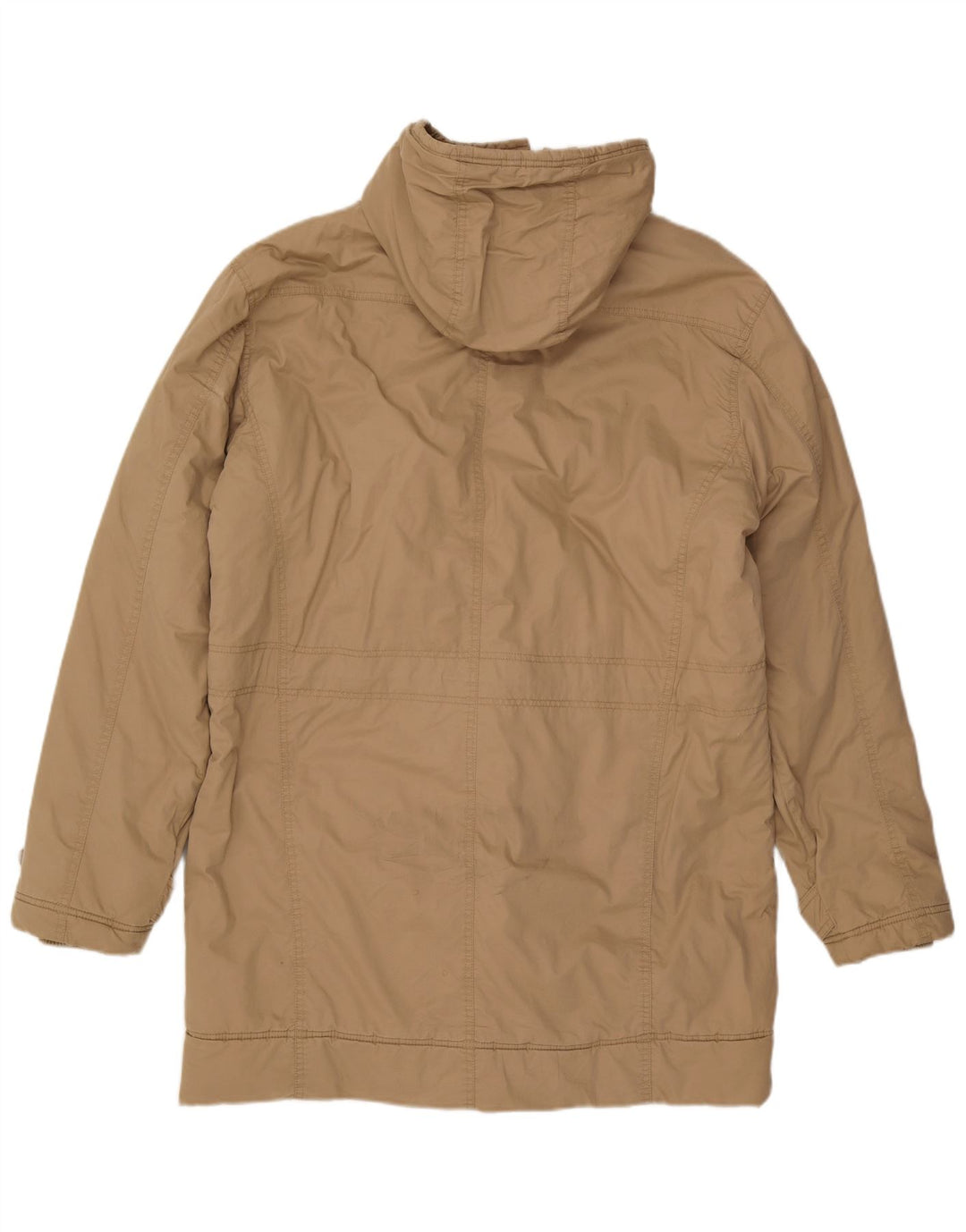 Wrangler Parka con capucha para hombre, talla 44, 2XL, color beige, poliamida