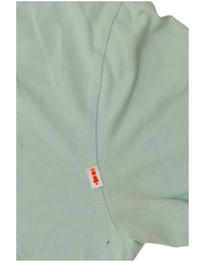 NEW BALANCE Camiseta gráfica para mujer Top UK 44 Algodón verde medio