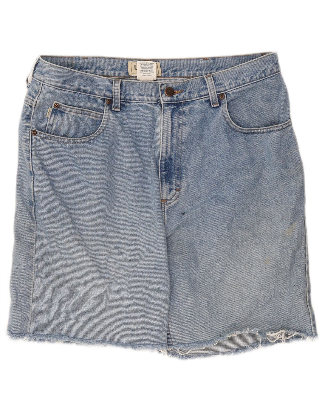 L.L.BEAN Pantalones cortos de mezclilla para hombre W34 Algodón azul grande