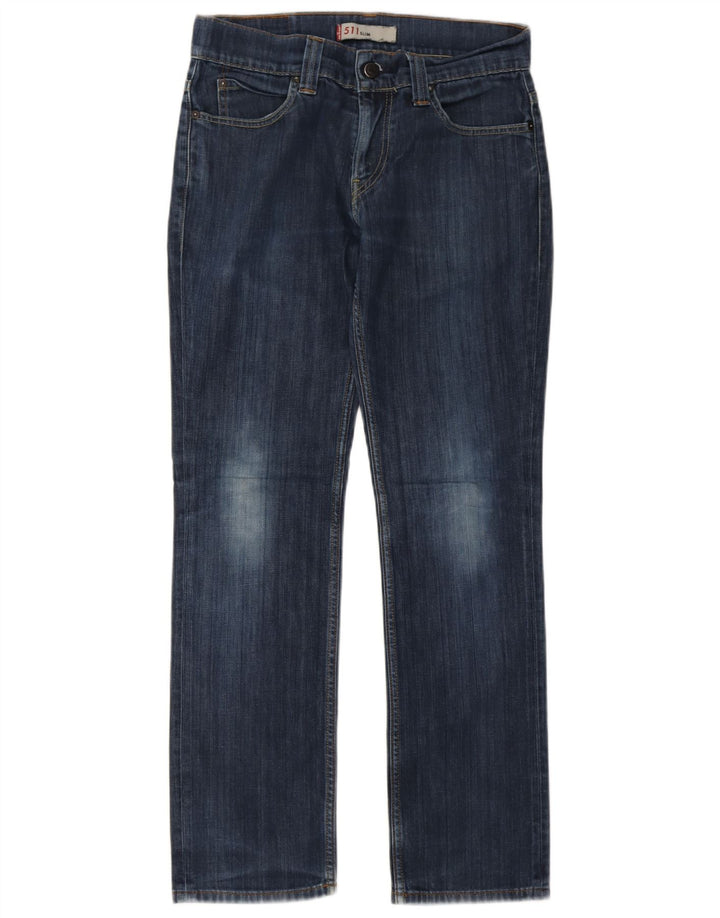 Levi's Hombre 511 Slim Jeans W32 L32 Algodón Azul