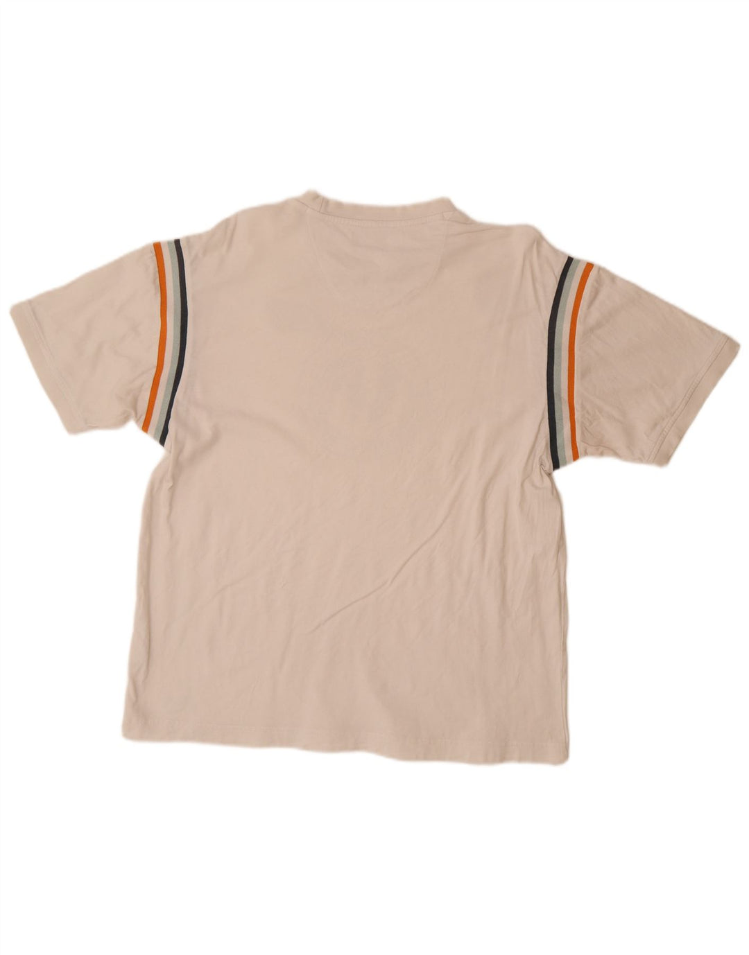 FILA Camiseta gráfica para hombre Top grande de algodón blanco