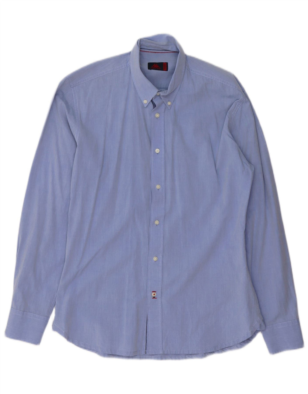 Camisa KAPPA Hombre Azul Medio Algodón
