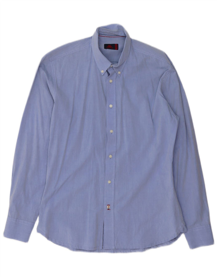Camisa KAPPA Hombre Azul Medio Algodón