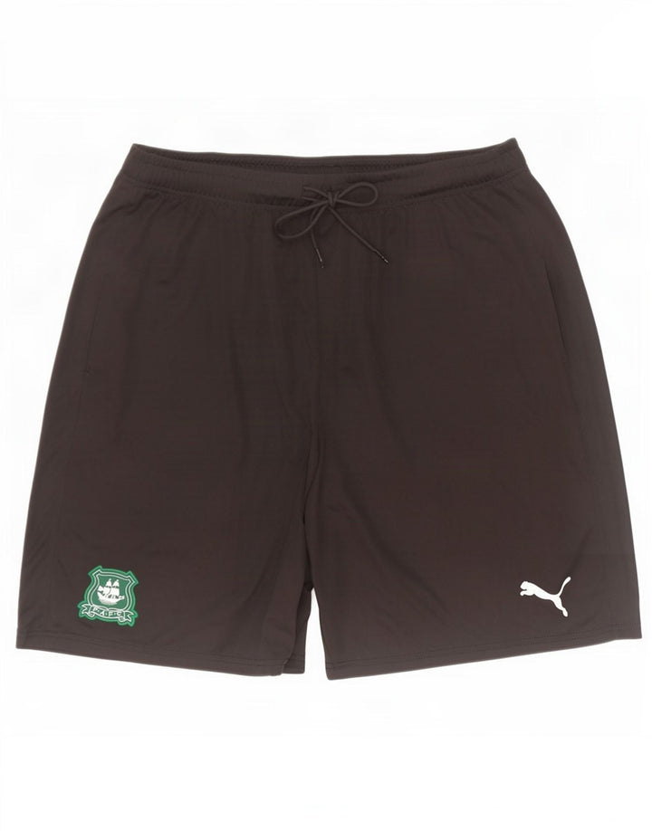 Puma Pantalones cortos deportivos para hombre 2XL Poliéster negro