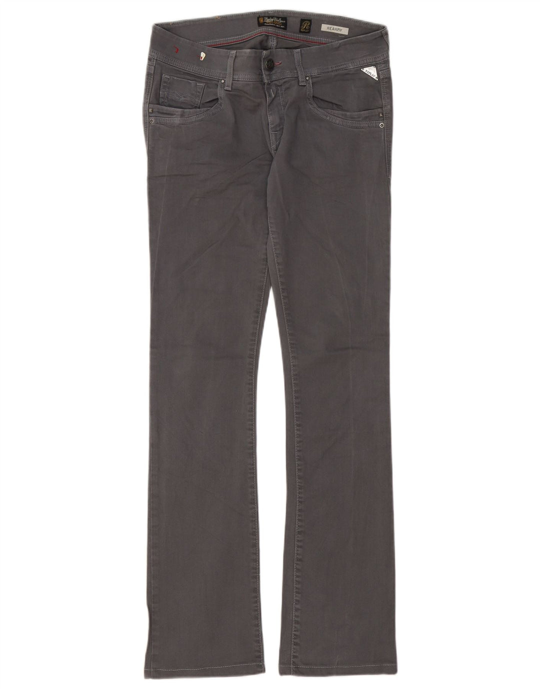 REPLAY Vaqueros Rearmy Bootcut para Mujer W28 L32 Algodón Gris