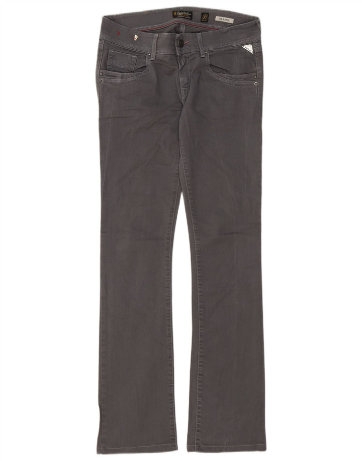 REPLAY Vaqueros Rearmy Bootcut para Mujer W28 L32 Algodón Gris