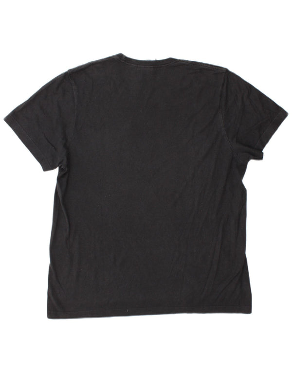 Adidas - Camiseta gráfica para hombre, talla grande, algodón gris
