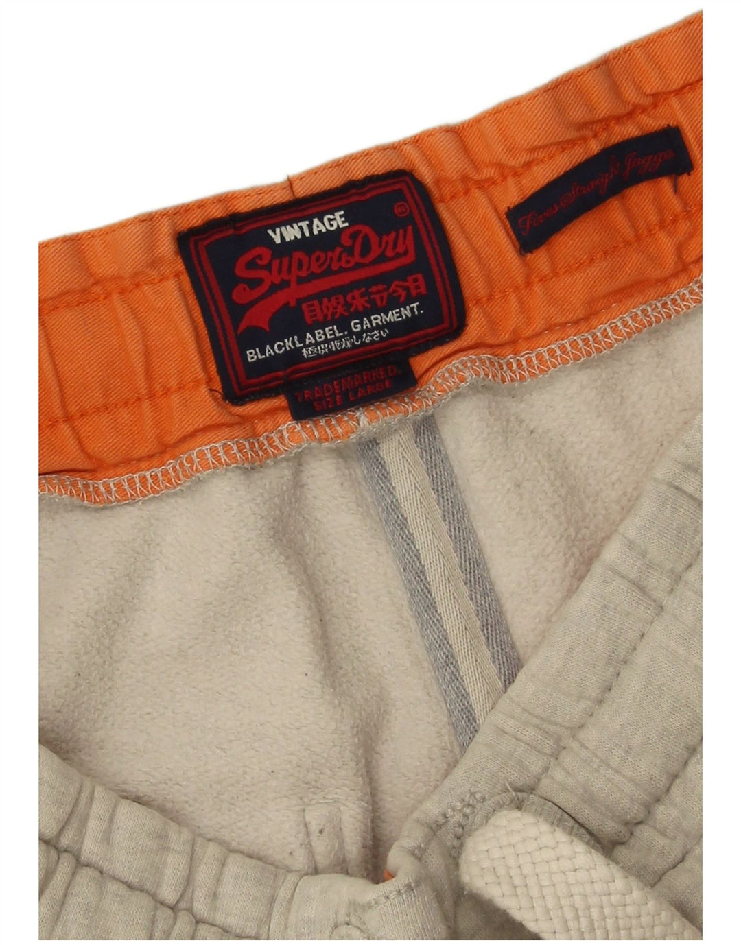Superdry Pantalones De Chándal Con Gráficos De Algodón Gris Grande Para Hombre