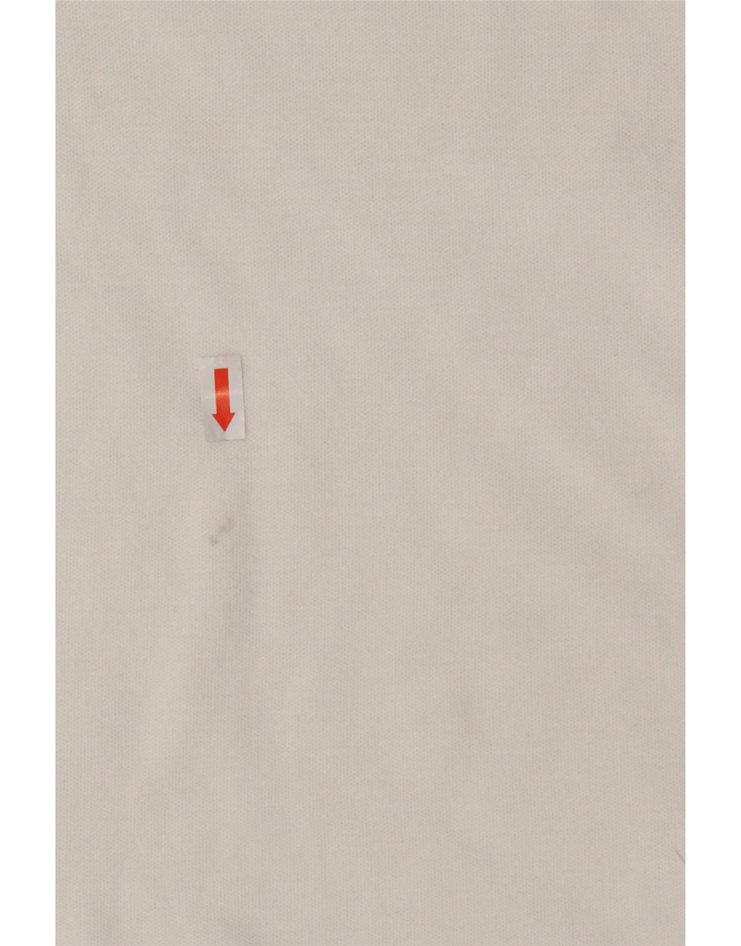 TOMMY HILFIGER Mens Regular Fit Polo Shirt Medium White Cotton
