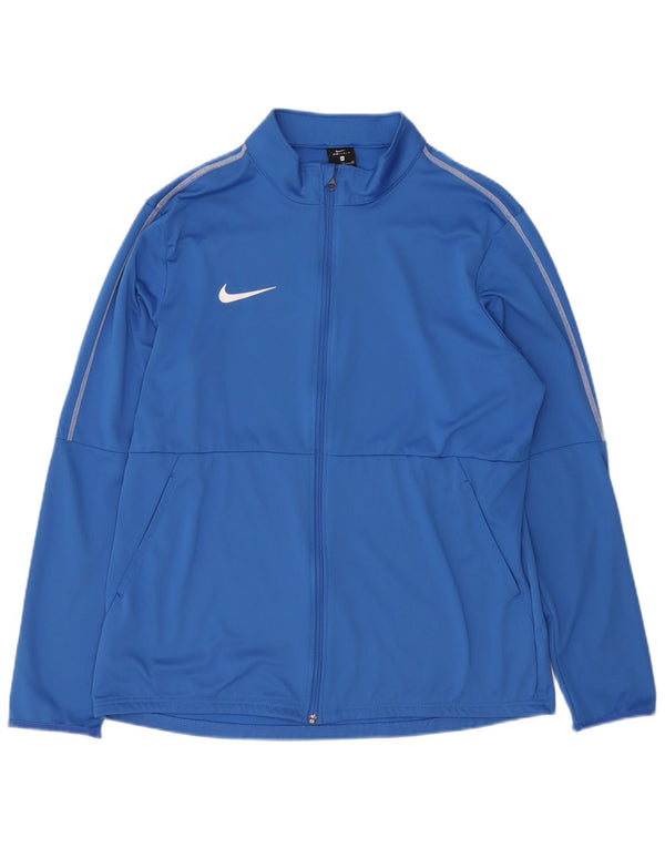 Nike Hombre Dri Fit Chándal Top Chaqueta XL Poliéster Azul