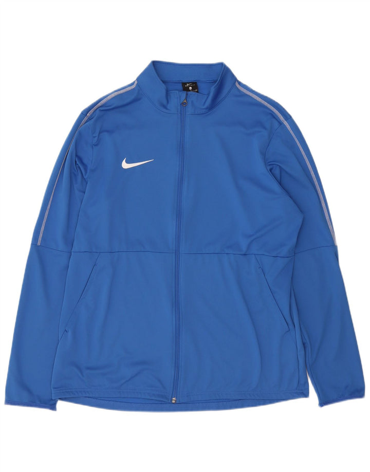 Nike Hombre Dri Fit Chándal Top Chaqueta XL Poliéster Azul