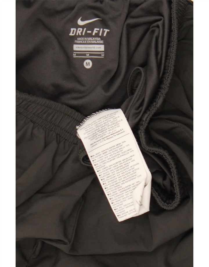 Pantalones cortos deportivos Nike Dri Fit para hombre Poliéster color block negro mediano