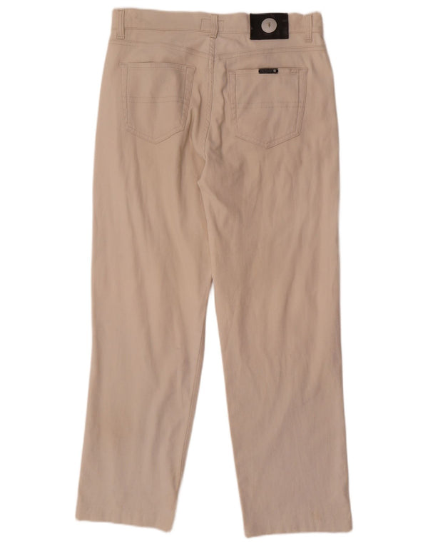 Pantalón Casual Hombre Trussardi Recto W32 L30 Algodón Beige