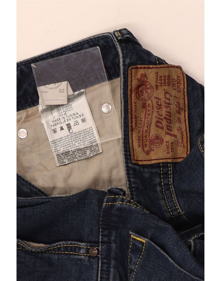 Diesel Hombre Bootcut Jeans W32 L33 Algodón Azul