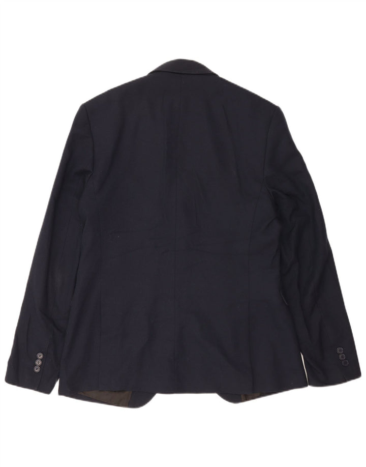 Zara Chaqueta tipo blazer con 1 botón para hombre EU 50 Medium Azul marino