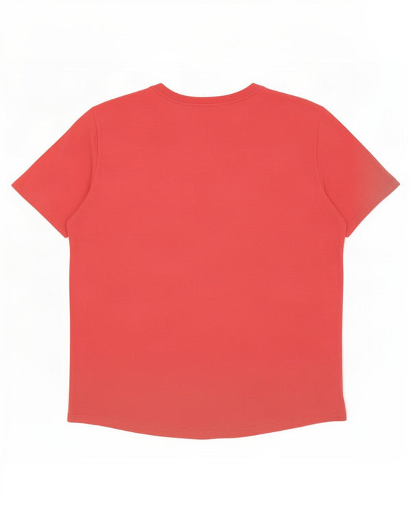 Nike Camiseta gráfica extragrande para mujer UK 10 Small Red Cotton
