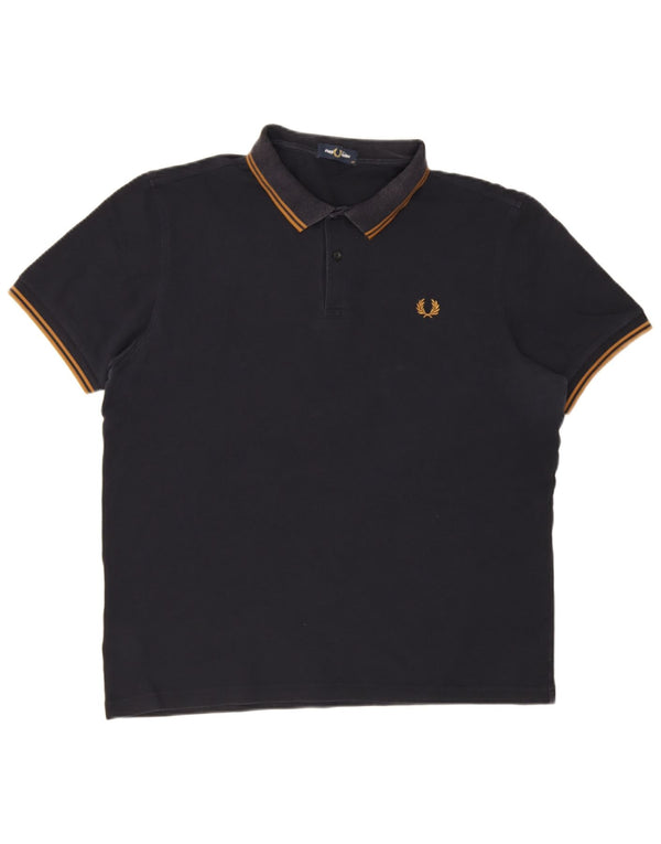 Polo Fred Perry Hombre XL Algodón Azul Marino