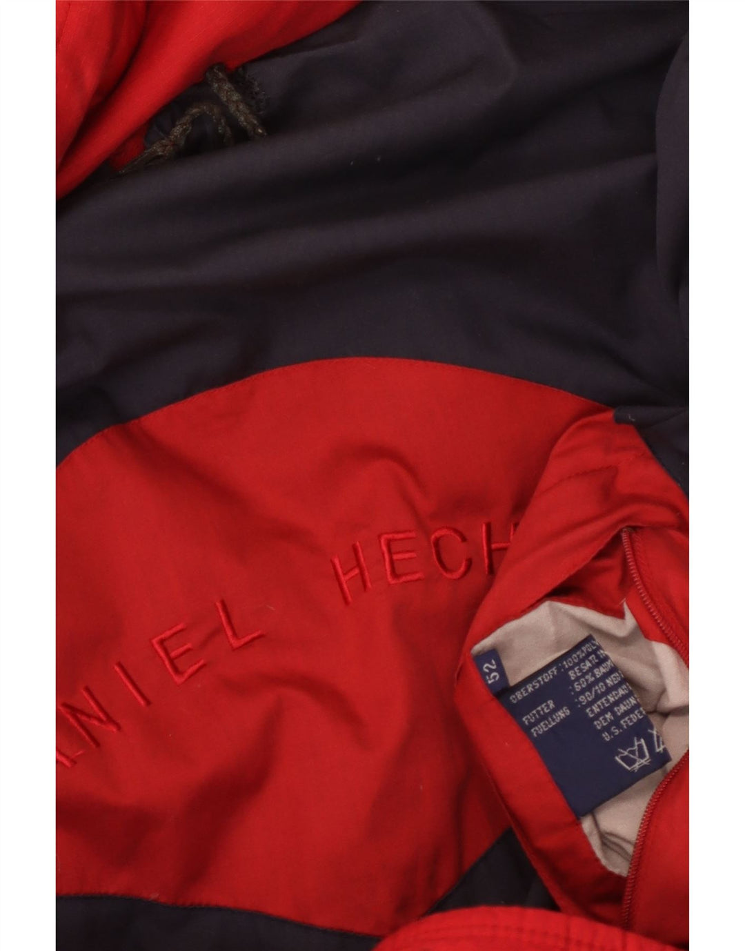 Daniel Hechter Chaqueta acolchada para hombre IT 52 XL Poliamida color block rojo