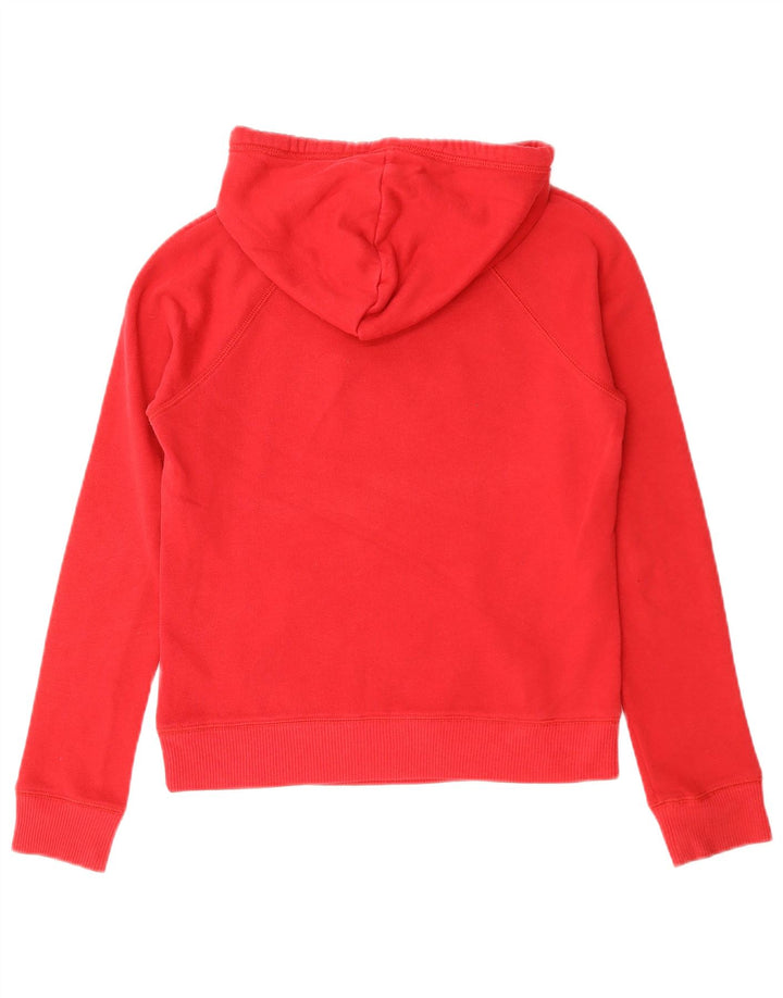 HOLLISTER Jersey con capucha gráfica para mujer Reino Unido 6 XS Algodón rojo