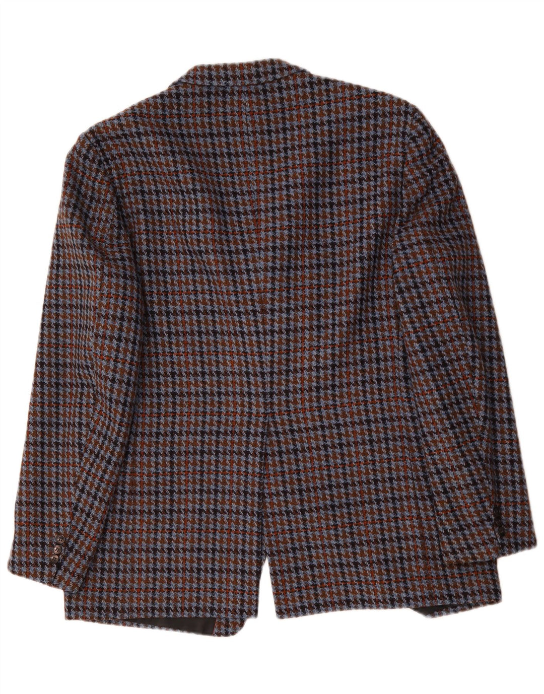 Breilling Chaqueta tipo blazer de 3 botones para hombre Reino Unido 40 Grande Pata de gallo multicolor