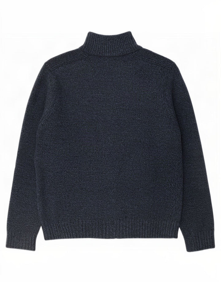 Marks & Spencer Suéter tipo cárdigan con cremallera completa para hombre Acrílico moteado gris grande