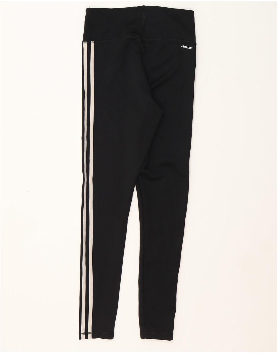 ADIDAS Womens Aeroready Leggings UK 8/10 Small  Black Polyester Vintage Adidas and Second-Hand Adidas from Messina Hembry 