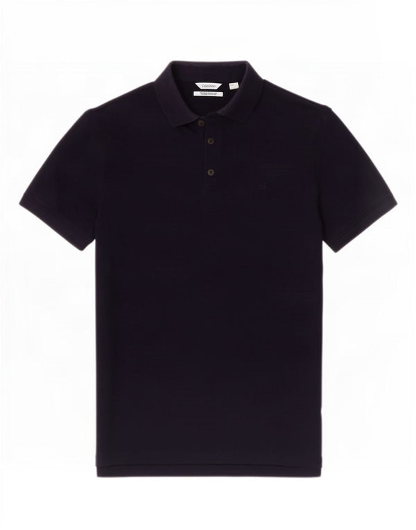 Polo Calvin Klein para hombre de algodón azul marino mediano