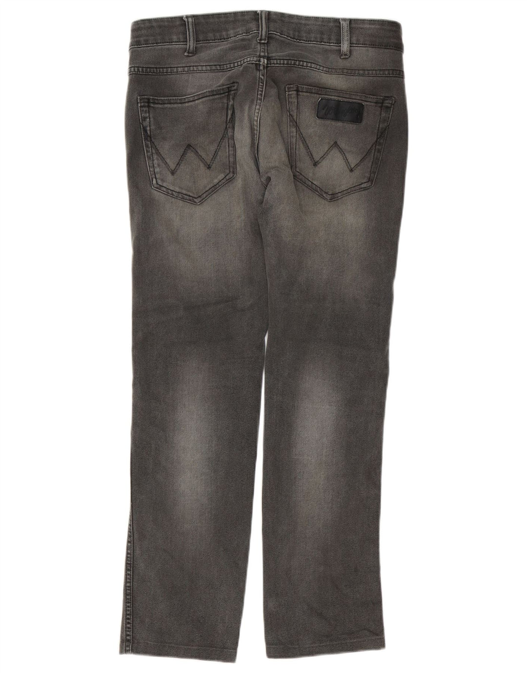 WRANGLER Vaqueros rectos Skanders para hombre W32 L29 Algodón gris
