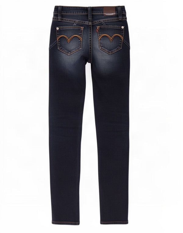 Levi's Vaqueros pitillo Demi Curve para mujer W25 L29 Azul marino