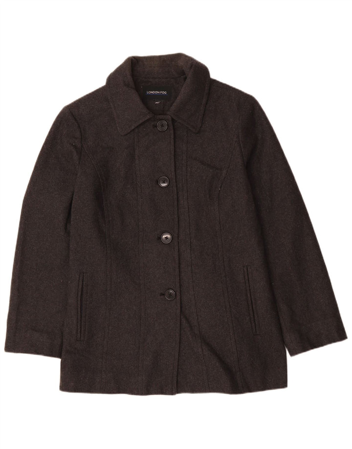 Abrigo para mujer London Fog UK 18 XL Lana gris