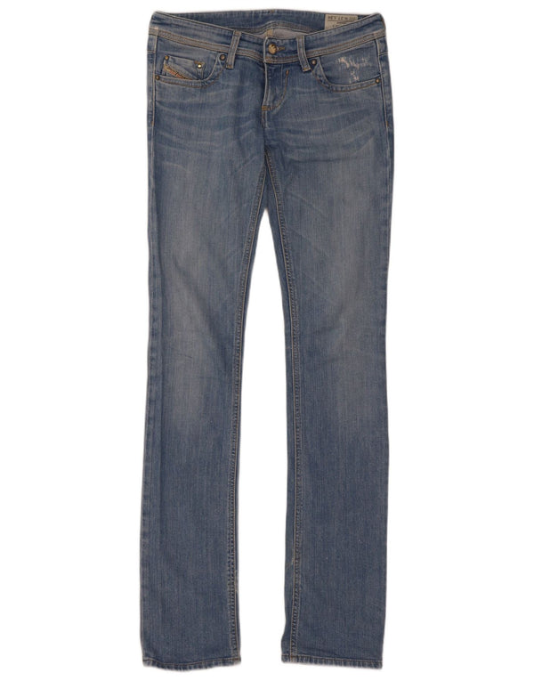 Diesel Mujer Lowky Slim Vaqueros Rectos W27 L34 Algodón Azul