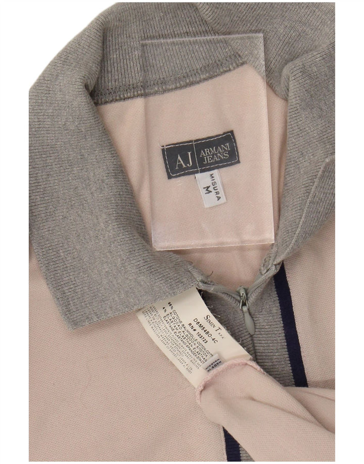 ARMANI JEANS Polo Hombre Algodón Rosa Medio